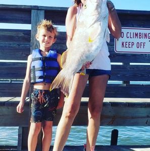 Family Day Caught in Grouper in Florida